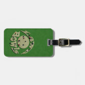 Groene Denim Gras Bowling, Bagage Label (Voorkant horizontaal)