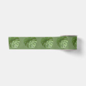 Groene denim satijnen lint (Voorkant)