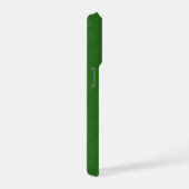 Groene denim textuur, iPhone hoesje (Rechterkant)