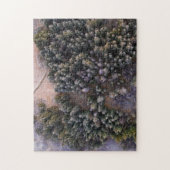 Groene dennenbomen legpuzzel (Verticaal)