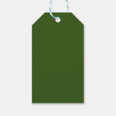 Groene dennenboom,Confetti,Groen Cadeaulabel (Achterkant)