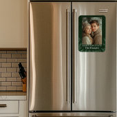 Groene dennenboom Happy Magneet