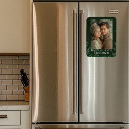 Groene dennenboom Happy Magneet