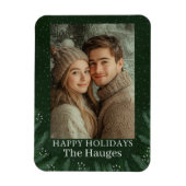 Groene dennenboom Happy Magneet (Verticaal)