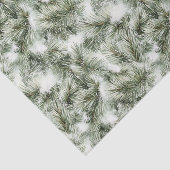 Groene Dennenboom Kerstmis Tissuepapier (Detail)
