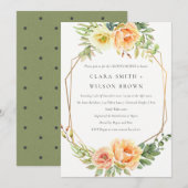 GROENE DESERT SUCCULENT CACTI FOLIAGE COUPLE SHOWE KAART (Voorkant / Achterkant)