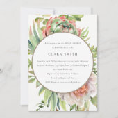 GROENE DESERT SUCCULENT CACTI FOLIAGE VRIJGEZELLEN KAART (Voorkant)