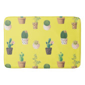 Groene dessert Succulent Cactus in Pots Badmat (Voorkant)