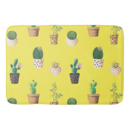 Groene dessert Succulent Cactus in Pots Badmat