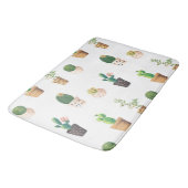 Groene dessert Succulent Cactus in Pots Badmat (Gekanteld)