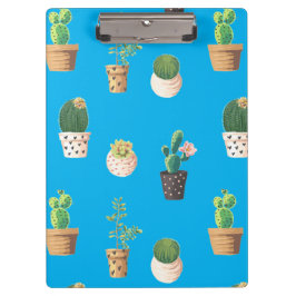 Groene dessert Succulent Cactus in Pots Klembord