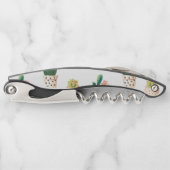 Groene dessert Succulent Cactus in Pots Kurkentrekker (Voorkant)