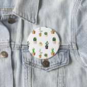 Groene dessert Succulent Cactus in Pots Ronde Button 7,6 Cm (In situ)