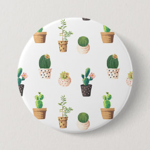 Groene dessert Succulent Cactus in Pots Ronde Button 7,6 Cm