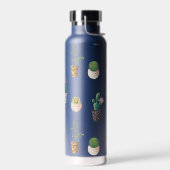 Groene dessert Succulent Cactus in Pots Waterfles (Links)