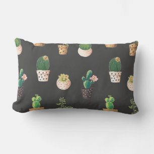 Groene Dessrt Succulent Cactus in Pots Kussen