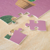 Groene Dessrt Succulent Cactus in Pots Legpuzzel (Zijkant)