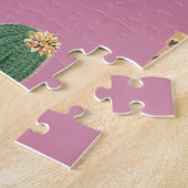 Groene Dessrt Succulent Cactus in Pots Legpuzzel (Zijkant)