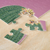 Groene Dessrt Succulent Cactus in Pots Legpuzzel (Zijkant)