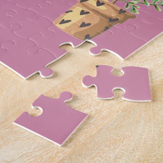 Groene Dessrt Succulent Cactus in Pots Legpuzzel (Zijkant)