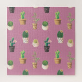 Groene Dessrt Succulent Cactus in Pots Legpuzzel (Verticaal)