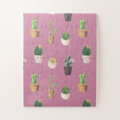Groene Dessrt Succulent Cactus in Pots Legpuzzel (Verticaal)