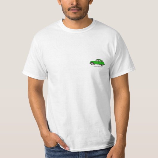 Groene deugd-shirt t-shirt (Voorkant)