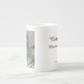 Groene deur en Roos - Martha's wijntuin Porselein Kop (Voorkant)