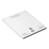 Groene Deur Waterverf Makelaar Notitieblok (Schuin)