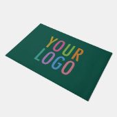 Groene Deurmat Aangepaste Logo Vloermat Gepersonal (Schuin)
