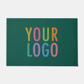 Groene Deurmat Aangepaste Logo Vloermat Gepersonal (Voorkant)