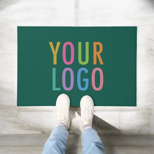 Groene Deurmat Aangepaste Logo Vloermat Gepersonal