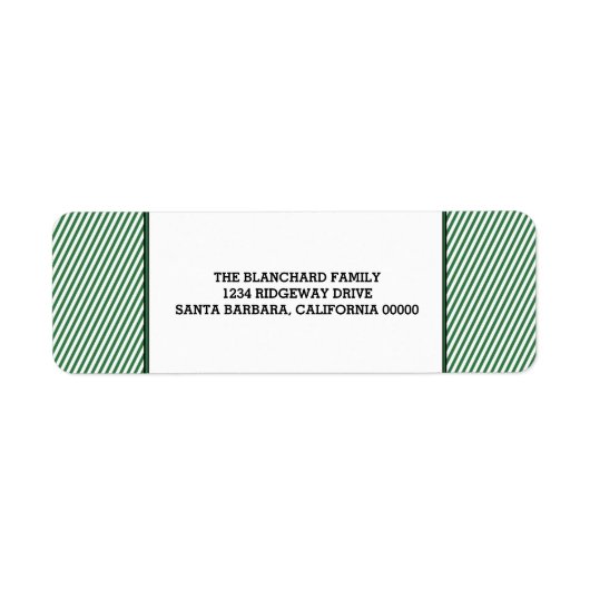 Groene diagnostische feestdag etiket (Voorkant)