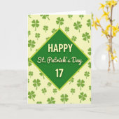 Groene Diamant Dag Kaart (Gele Bloem)