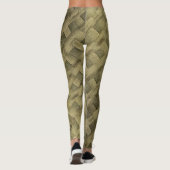 groene diamant leggings (Achterkant)