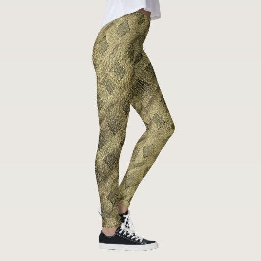 groene diamant leggings (Rechts)