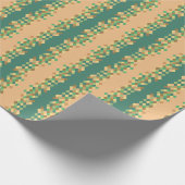 Groene Diamanten Cadeaupapier (Hoek)