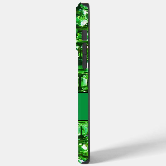 Groene diamanten, groen edelstenen juwelenpatroon Case-Mate iPhone case (Achterkant / Links)