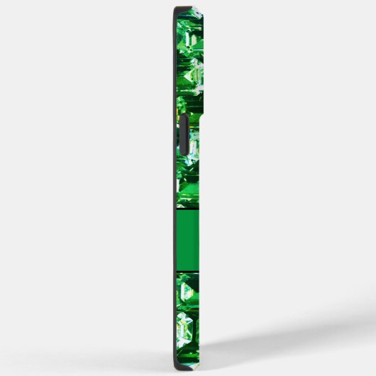 Groene diamanten, groen edelstenen juwelenpatroon Case-Mate iPhone case (Achterkant / Rechts)