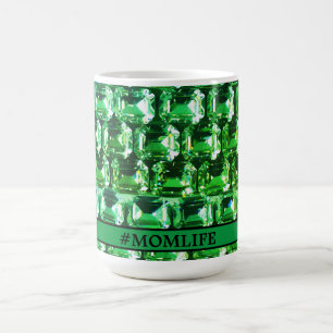 Groene Diamanten groene edelsteen sieraden #MOMLIF Koffiemok