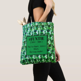 Groene diamanten, groene edelstenen sieraden, # FU Tote Bag