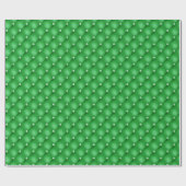 Groene diamanten kerstcadeaupapier cadeaupapier (Vlak)