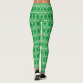 Groene Diamanten Leggings (Achterkant)