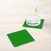 Groene diamanten papier coaster kartonnen onderzetters (Insitu)