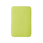 Groene diamanten patroon badmat (Voorkant Verticaal)