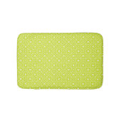 Groene diamanten patroon badmat (Voorkant)
