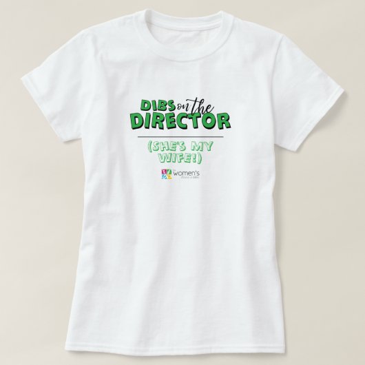 Groene dibs over de directeur t-shirt (Design voorkant)