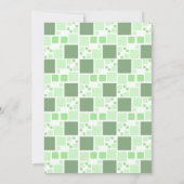 Groene Digitale Lijst Hoek Foto Verjaardag Kaart (Achterkant)