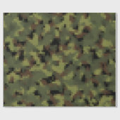 Groene digitale militaire campagne cadeaupapier (Vlak)