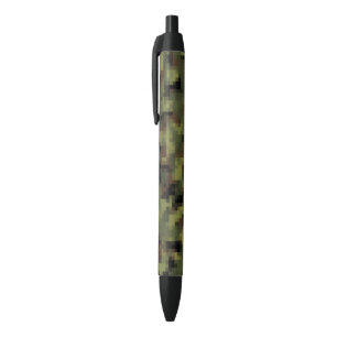 Groene digitale militaire campagne zwarte inkt pen